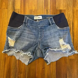 DL1961 Karlie Maternity Jean Shorts